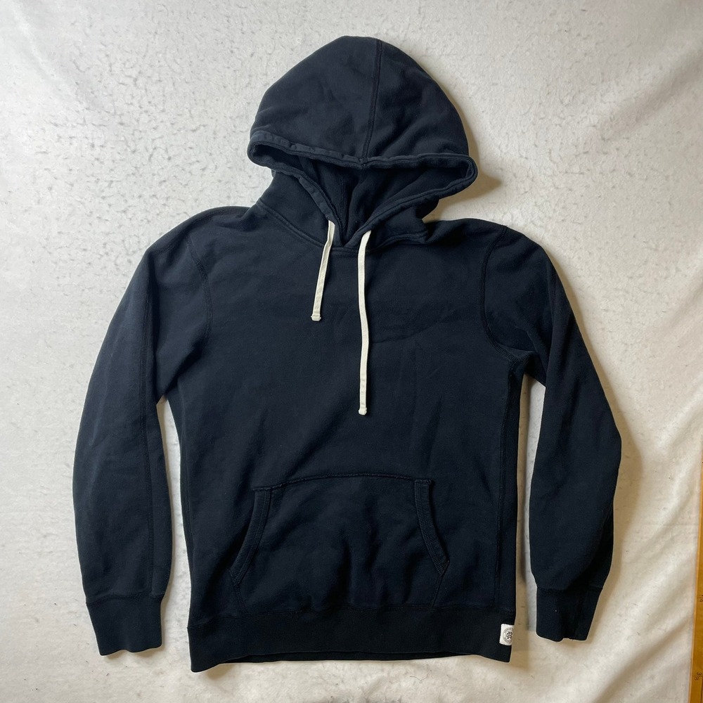 Reigning‎ Champ Mens Midweight Terry Pullover Hoodie Black Size Medium RC-3206